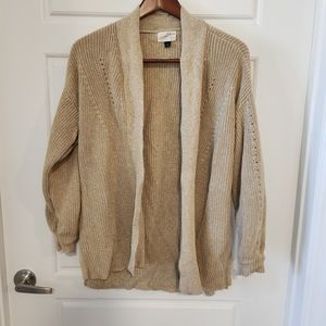 Tan Oversized cardigan